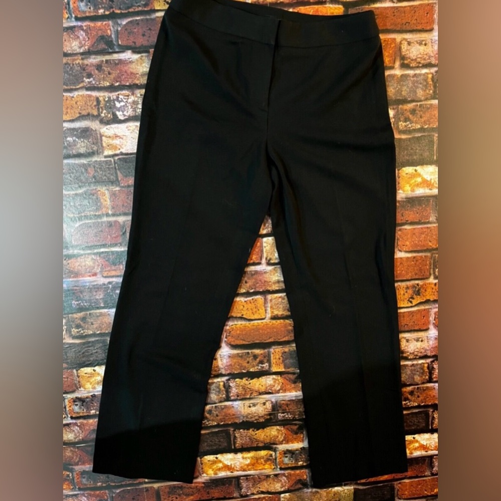 Jones New York Collection Platinum Petite Black Stretch Dress Pants Size 4P